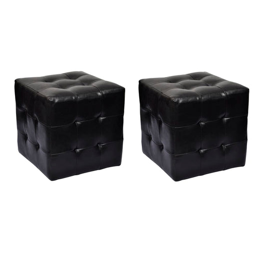 Krukken 2 st kubusvormig zwart Nachtkastjes | Creëer jouw Trendy Thuis | Gratis bezorgd & Retour | Trendy.nl