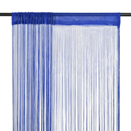 Draadgordijnen 140x250 cm blauw 2 st Gordijnen & vitrages | Creëer jouw Trendy Thuis | Gratis bezorgd & Retour | Trendy.nl