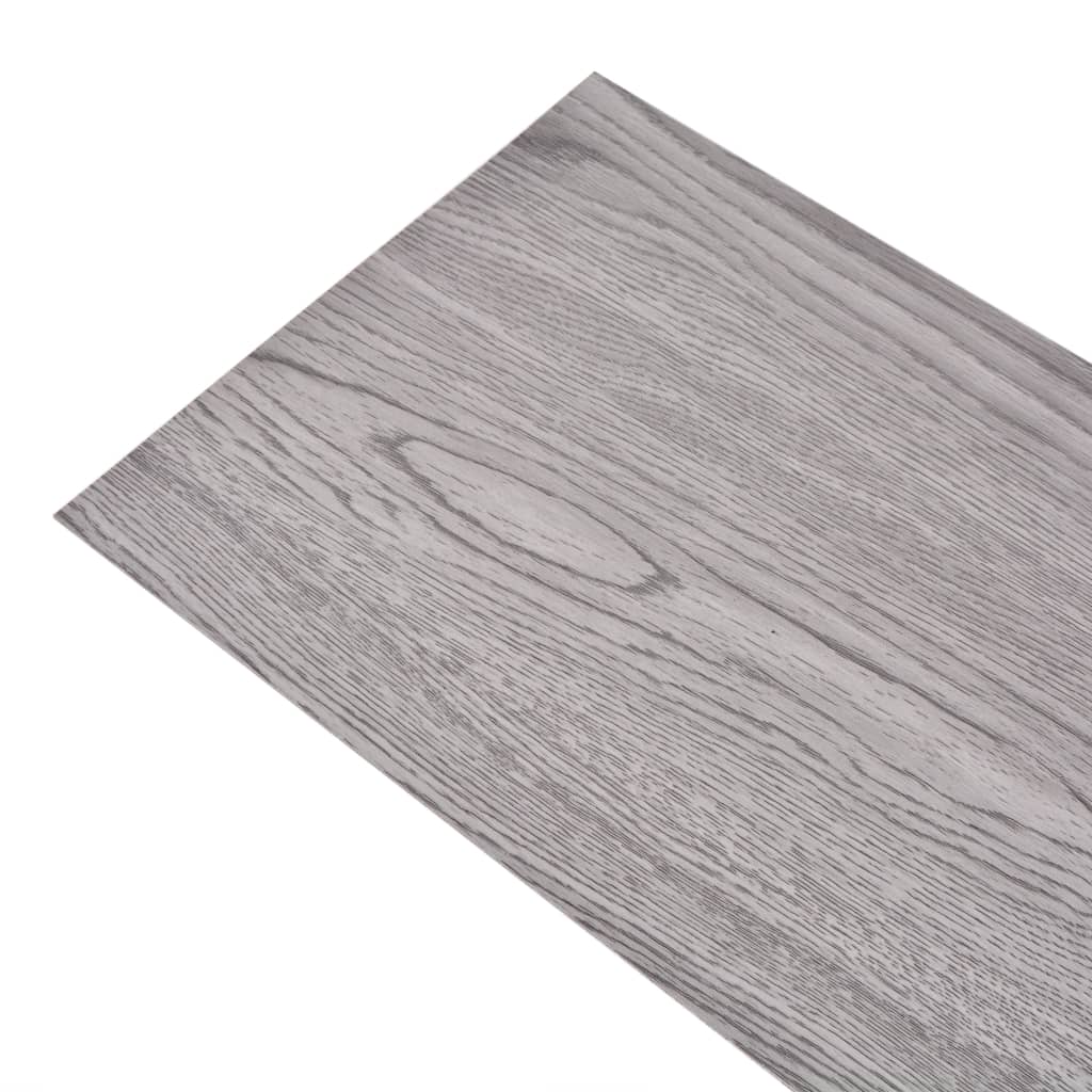 Vloerplanken niet-zelfklevend 5,26 m² 2 mm PVC donkergrijs Vloeren | Creëer jouw Trendy Thuis | Gratis bezorgd & Retour | Trendy.nl