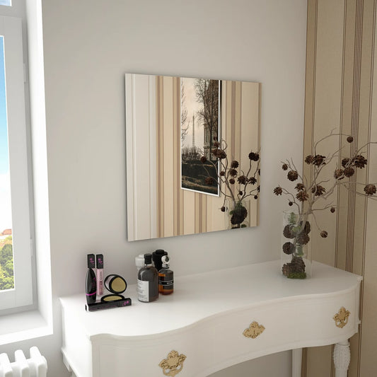 Wandspiegel vierkant 60x60 cm glas Spiegels | Creëer jouw Trendy Thuis | Gratis bezorgd & Retour | Trendy.nl