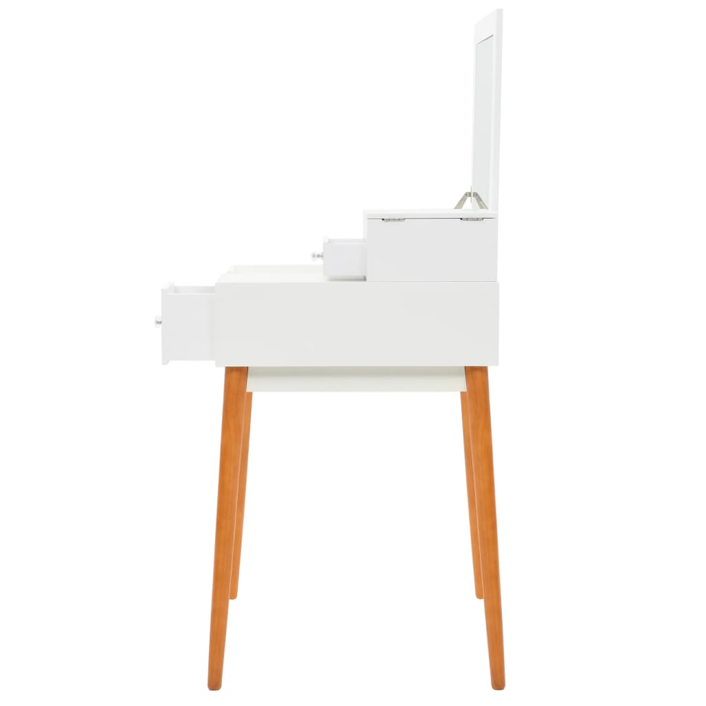 Stijlvolle Kaptafel met Spiegel voor een Modern Interieur – Duurzaam MDF – 60x50x86 cm Slaapkamerkaptafels | Creëer jouw Trendy Thuis | Gratis bezorgd & Retour | Trendy.nl