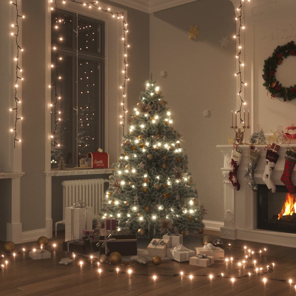 Lichtsnoer met 400 LED's met 8 lichteffecten 40 m warmwit Kerstverlichting | Creëer jouw Trendy Thuis | Gratis bezorgd & Retour | Trendy.nl