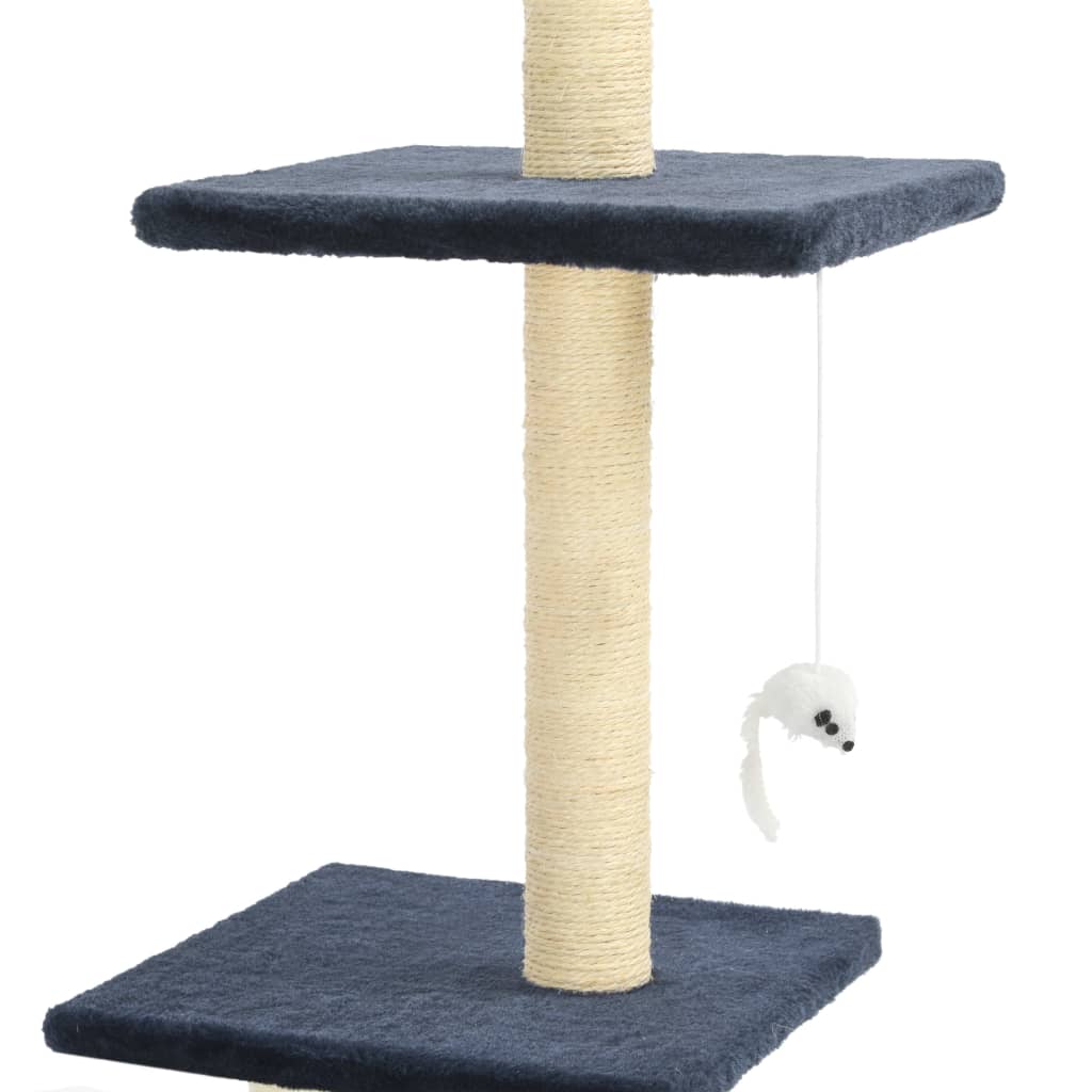 Kattenkrabpaal met sisal krabpalen 260 cm donkerblauw Kattenmeubels | Creëer jouw Trendy Thuis | Gratis bezorgd & Retour | Trendy.nl