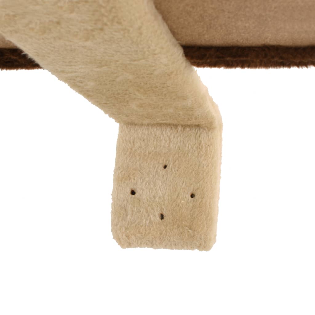 Kattenkrabpaal met krabpalen wandmontage 194 cm beige bruin Kattenmeubels | Creëer jouw Trendy Thuis | Gratis bezorgd & Retour | Trendy.nl