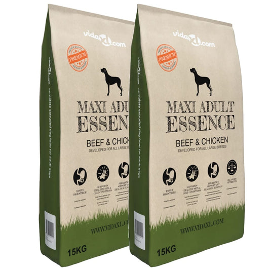 Premium hondenvoer Maxi Adult Essence Beef & Chicken 30 kg 2 st Hondenvoer | Creëer jouw Trendy Thuis | Gratis bezorgd & Retour | Trendy.nl