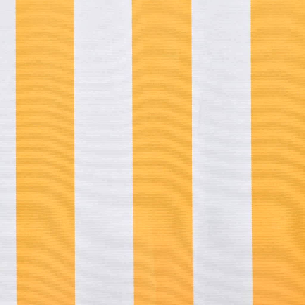 Luifeldoek 450x300 cm canvas oranje en wit