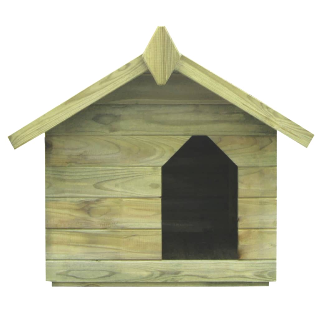 Hondenhok met opklapbaar dak geïmpregneerd grenenhout Hondenhokken | Creëer jouw Trendy Thuis | Gratis bezorgd & Retour | Trendy.nl
