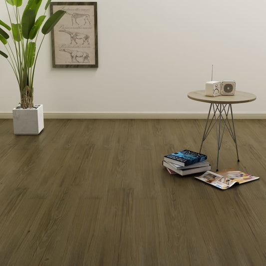 Vloerplanken zelfklevend 4,46 m² 3 mm PVC bruin Vloeren | Creëer jouw Trendy Thuis | Gratis bezorgd & Retour | Trendy.nl