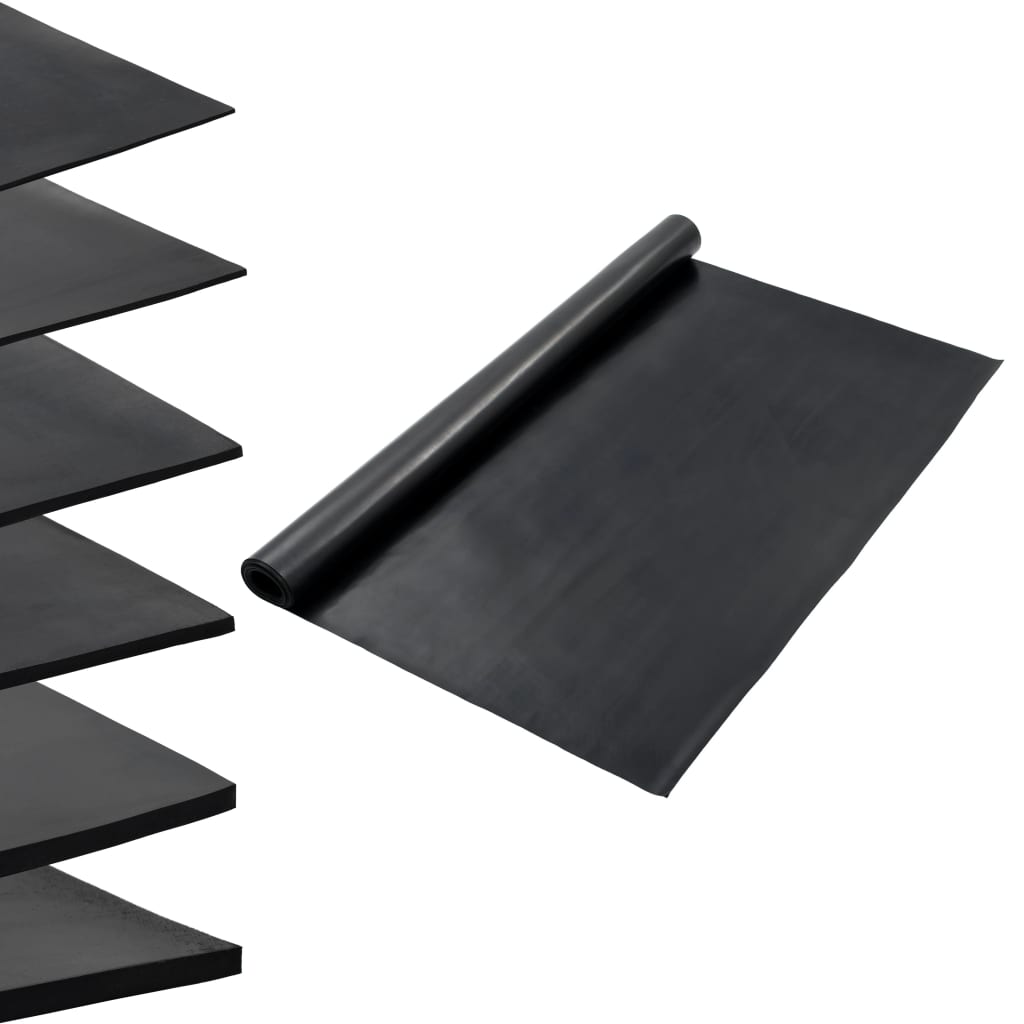 Vloermat anti-slip 1 mm glad 1,2x2 m rubber Vloeren | Creëer jouw Trendy Thuis | Gratis bezorgd & Retour | Trendy.nl