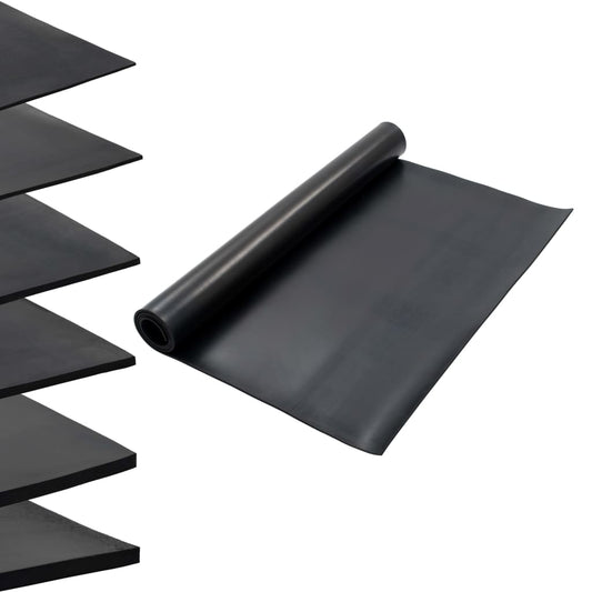 Vloermat anti-slip 6 mm glad 1,2x2 m rubber Vloeren | Creëer jouw Trendy Thuis | Gratis bezorgd & Retour | Trendy.nl
