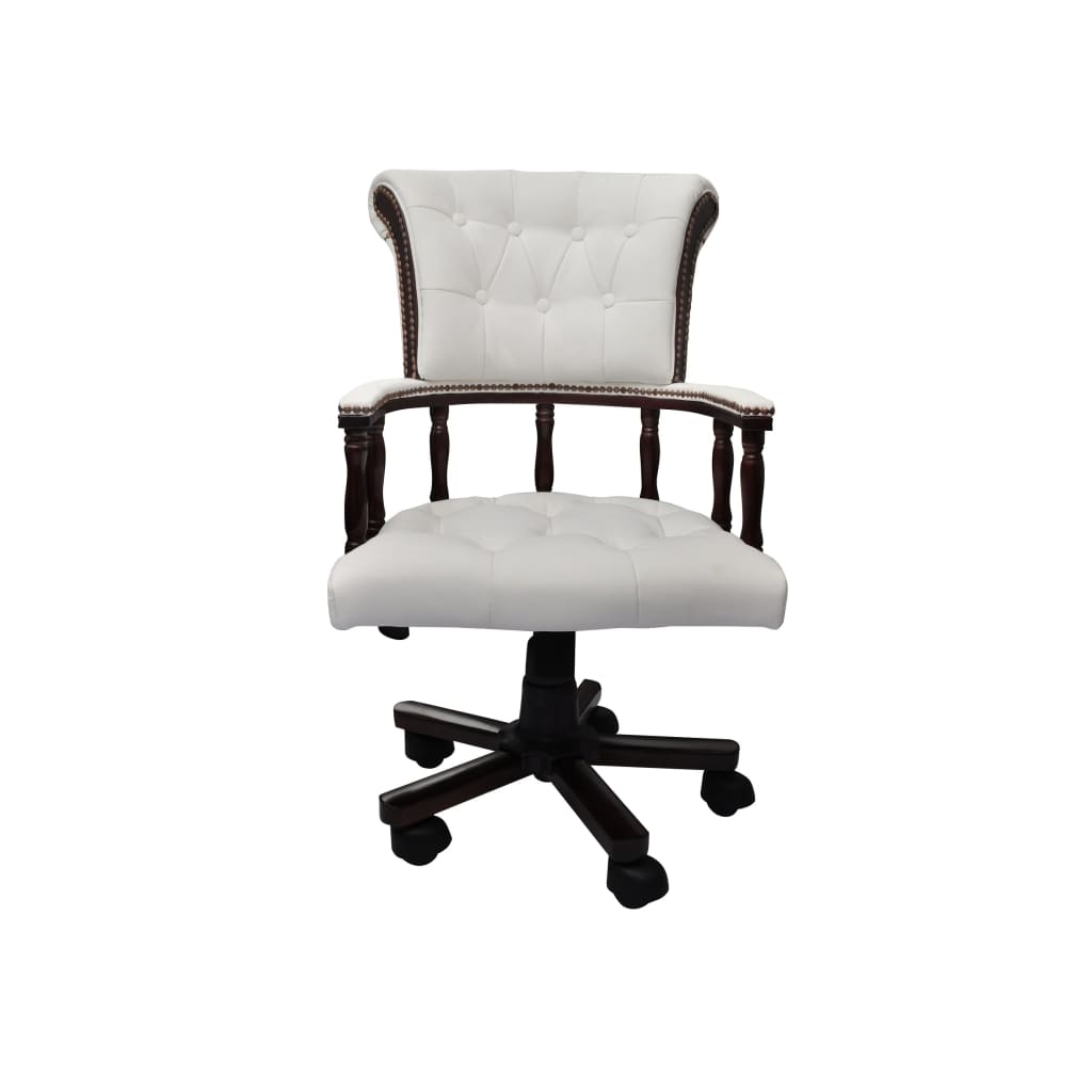 Kantoorstoel draaibaar wit Bureaustoelen | Creëer jouw Trendy Thuis | Gratis bezorgd & Retour | Trendy.nl