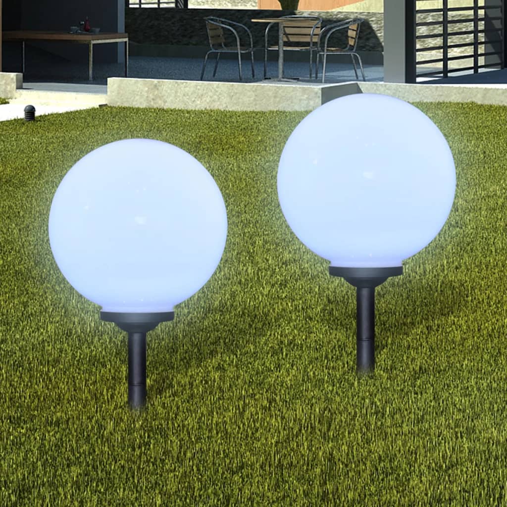Tuinpadlampen 2 st met grondpin LED 30 cm Buitenverlichting | Creëer jouw Trendy Thuis | Gratis bezorgd & Retour | Trendy.nl