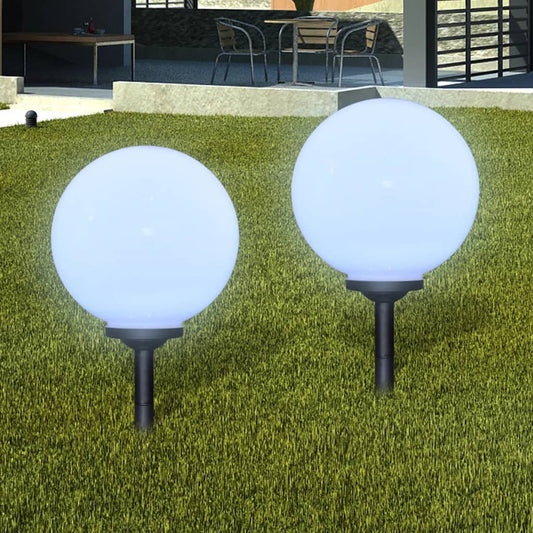 Tuinpadlampen 2 st met grondpin LED 30 cm Buitenverlichting | Creëer jouw Trendy Thuis | Gratis bezorgd & Retour | Trendy.nl