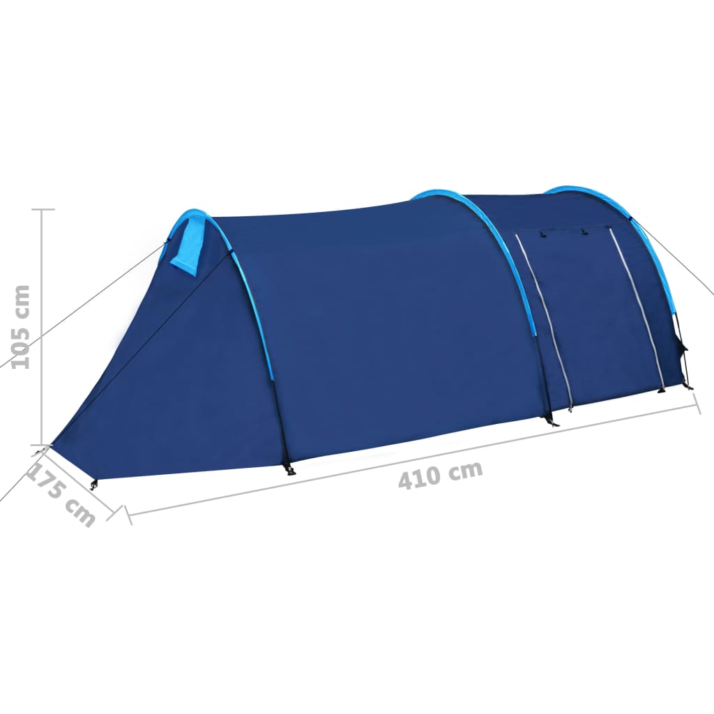 Tent 4-persoons marineblauw en lichtblauw Tenten | Creëer jouw Trendy Thuis | Gratis bezorgd & Retour | Trendy.nl