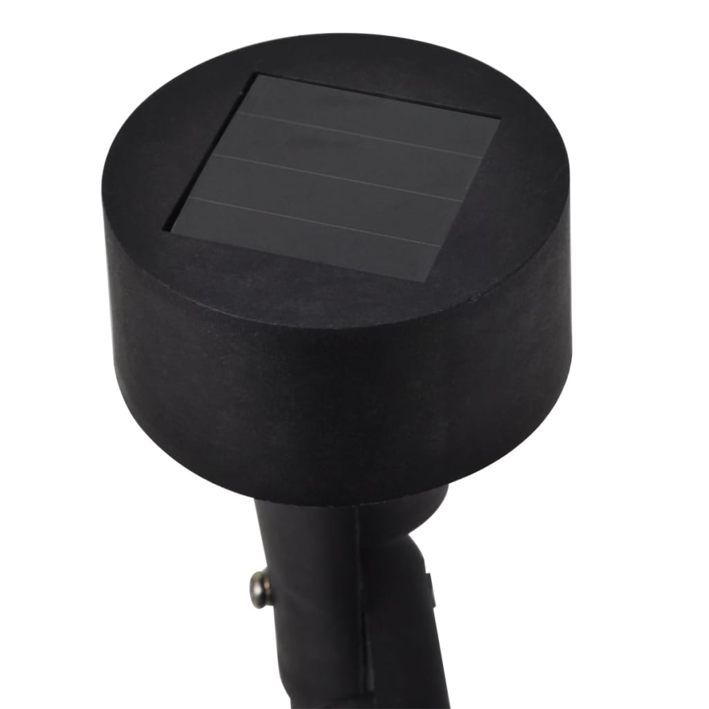 Outdoor Spotlight 12 st solar LED zwart Buitenverlichting | Creëer jouw Trendy Thuis | Gratis bezorgd & Retour | Trendy.nl