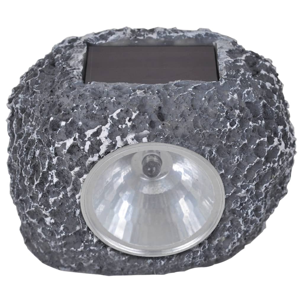 Outdoor Spotlight solar LED 12 st steenvormig Buitenverlichting | Creëer jouw Trendy Thuis | Gratis bezorgd & Retour | Trendy.nl