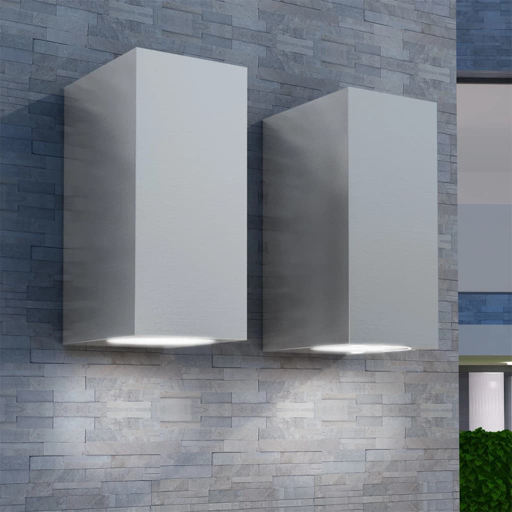 Wandlamp buiten boven en onder licht 2 stuks Buitenverlichting | Creëer jouw Trendy Thuis | Gratis bezorgd & Retour | Trendy.nl