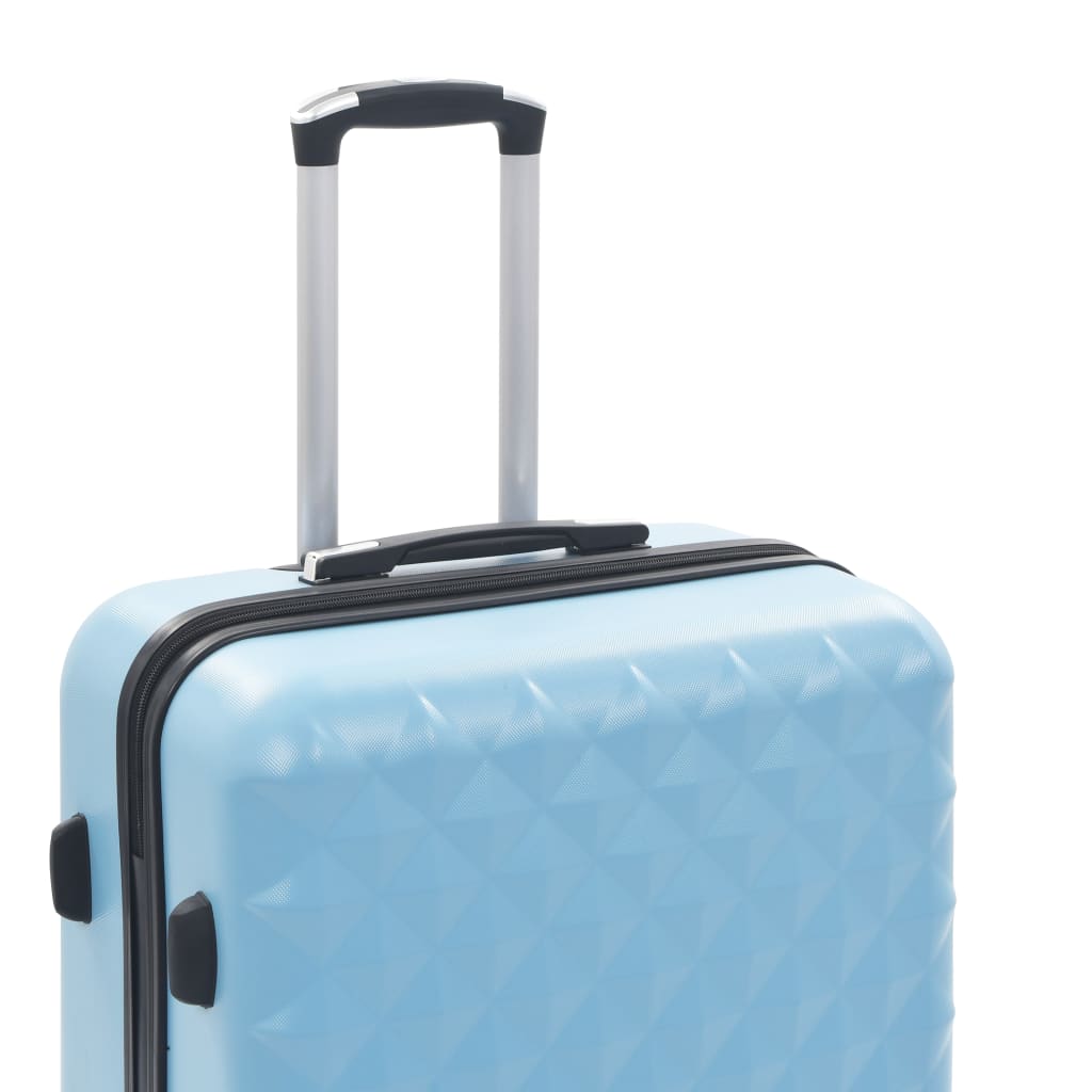 3-delige Harde kofferset ABS blauw Koffers | Creëer jouw Trendy Thuis | Gratis bezorgd & Retour | Trendy.nl