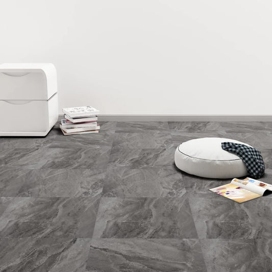 Vloerplanken zelfklevend 5,11 m² PVC zwart met patroon Vloeren | Creëer jouw Trendy Thuis | Gratis bezorgd & Retour | Trendy.nl