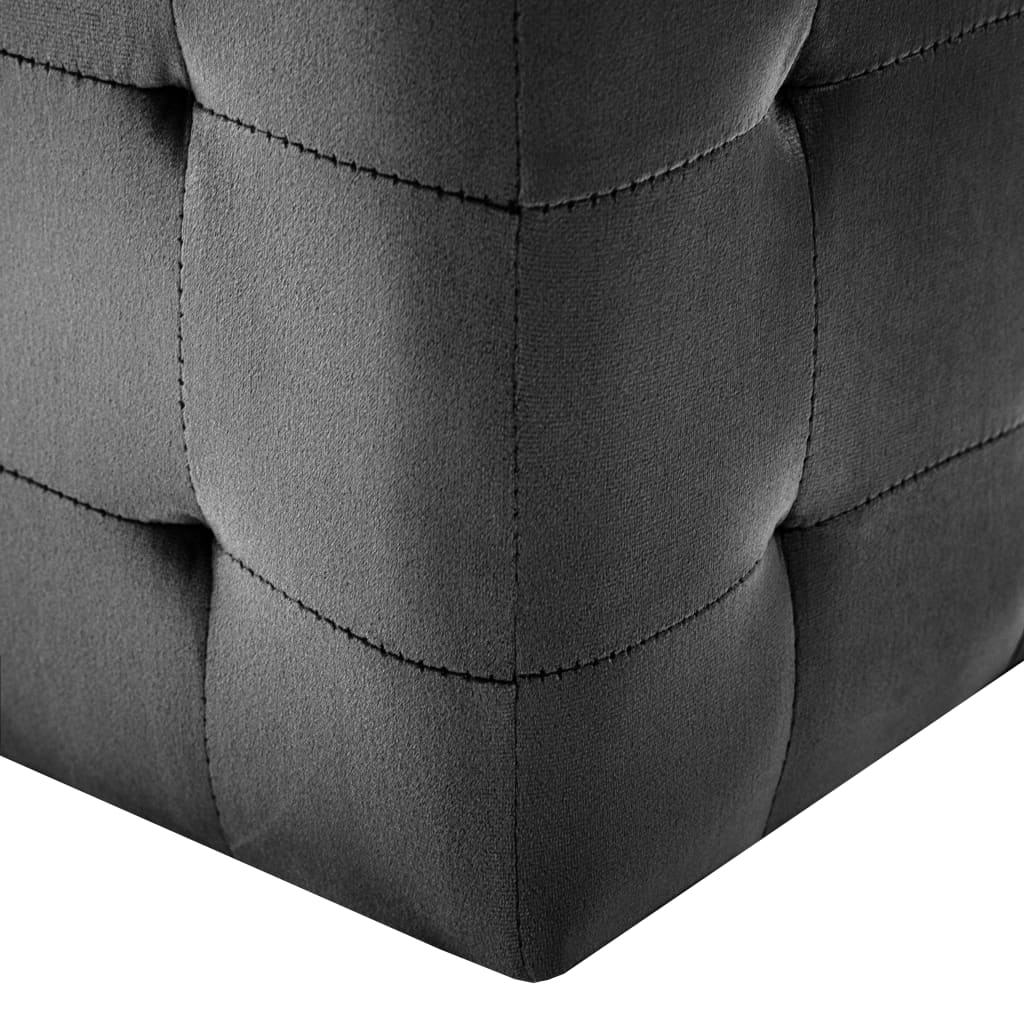 Nachtkastjes 2 st 30x30x30 cm fluweel zwart Nachtkastjes | Creëer jouw Trendy Thuis | Gratis bezorgd & Retour | Trendy.nl