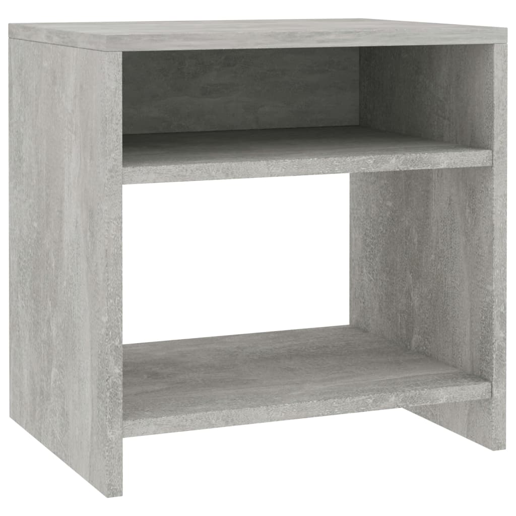Nachtkastje 40x30x40 cm bewerkt hout betongrijs Nachtkastjes | Creëer jouw Trendy Thuis | Gratis bezorgd & Retour | Trendy.nl