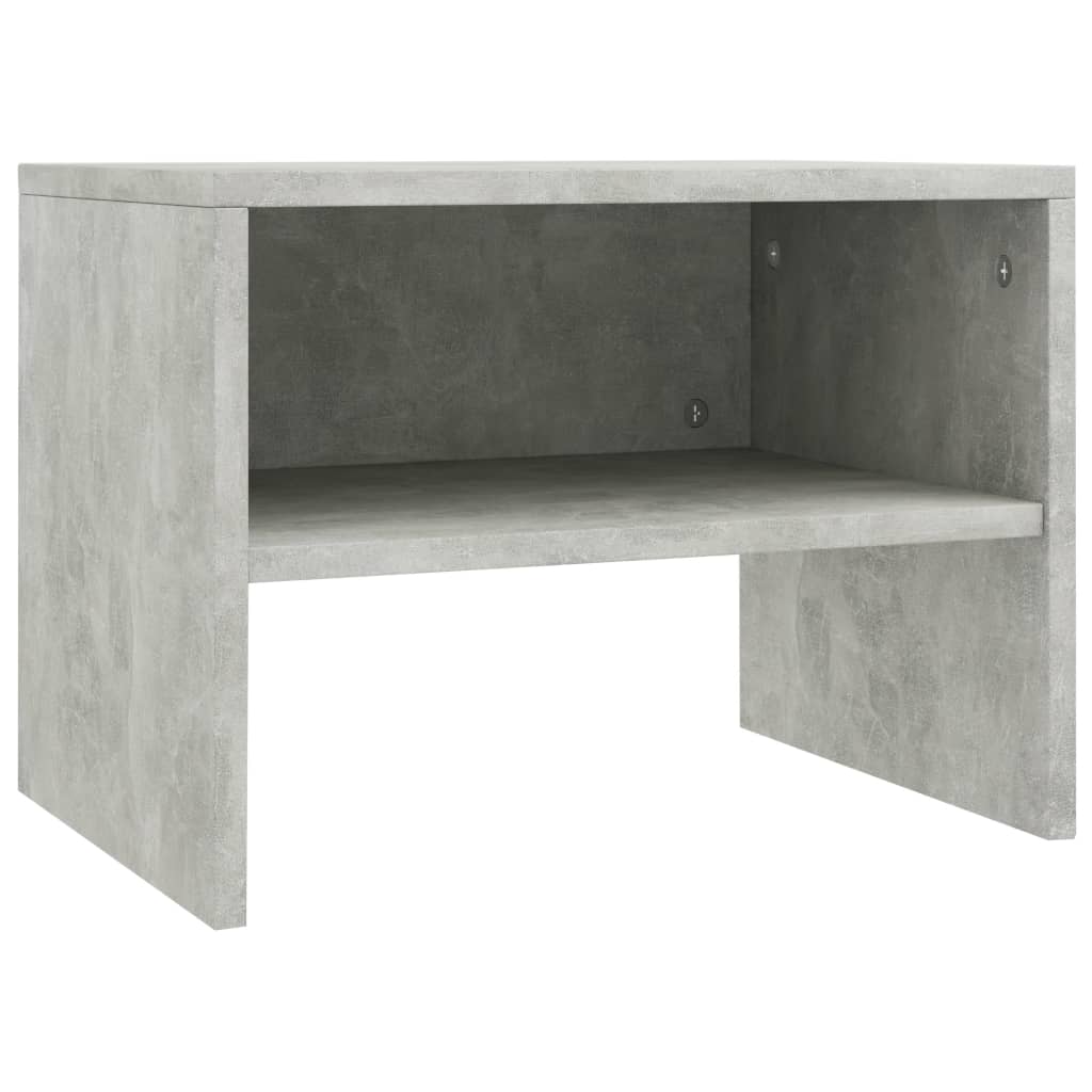 Nachtkastje 40x30x30 cm bewerkt hout betongrijs Nachtkastjes | Creëer jouw Trendy Thuis | Gratis bezorgd & Retour | Trendy.nl