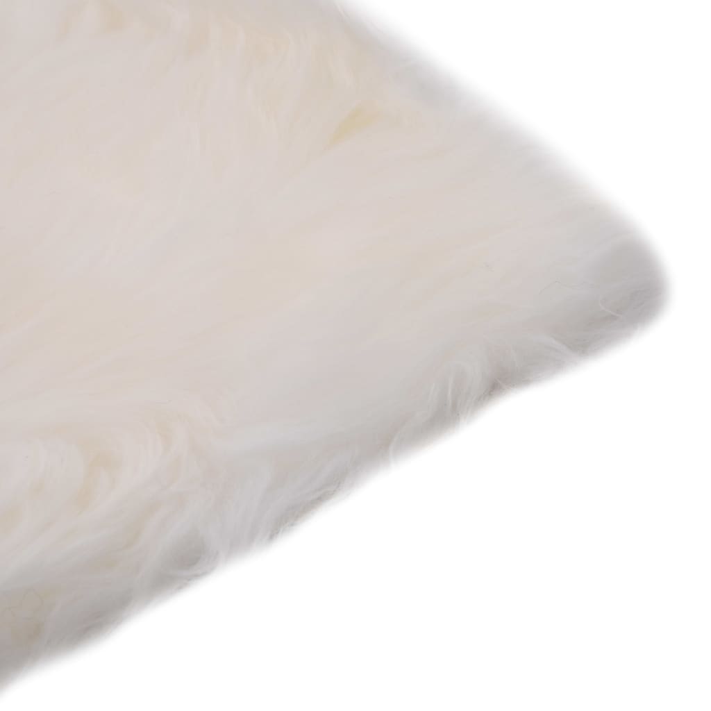Stoelkussens 2 st 40x40 cm echt schapenvacht wit Stoelkussens | Creëer jouw Trendy Thuis | Gratis bezorgd & Retour | Trendy.nl