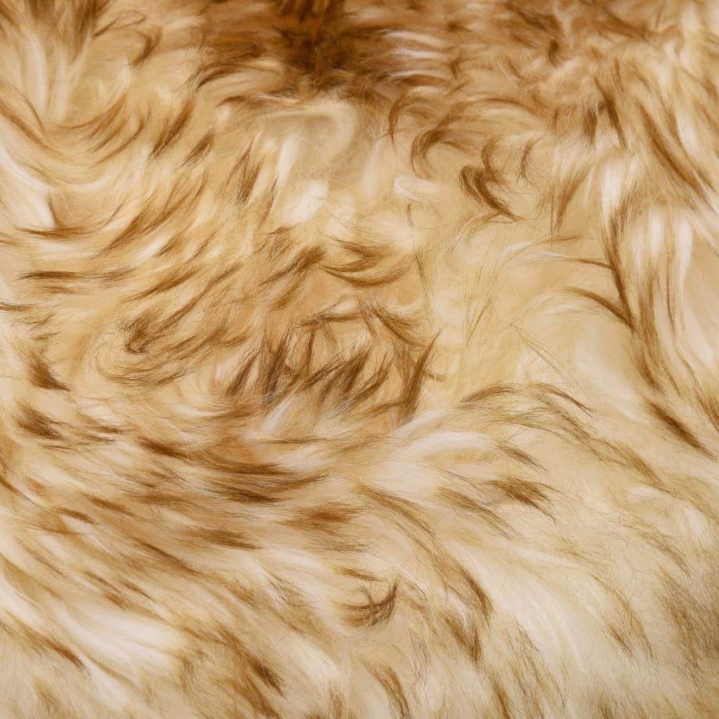 Stoelkussens 2 st 40x40 cm echt schapenvacht gemêleerd bruin Stoelkussens | Creëer jouw Trendy Thuis | Gratis bezorgd & Retour | Trendy.nl
