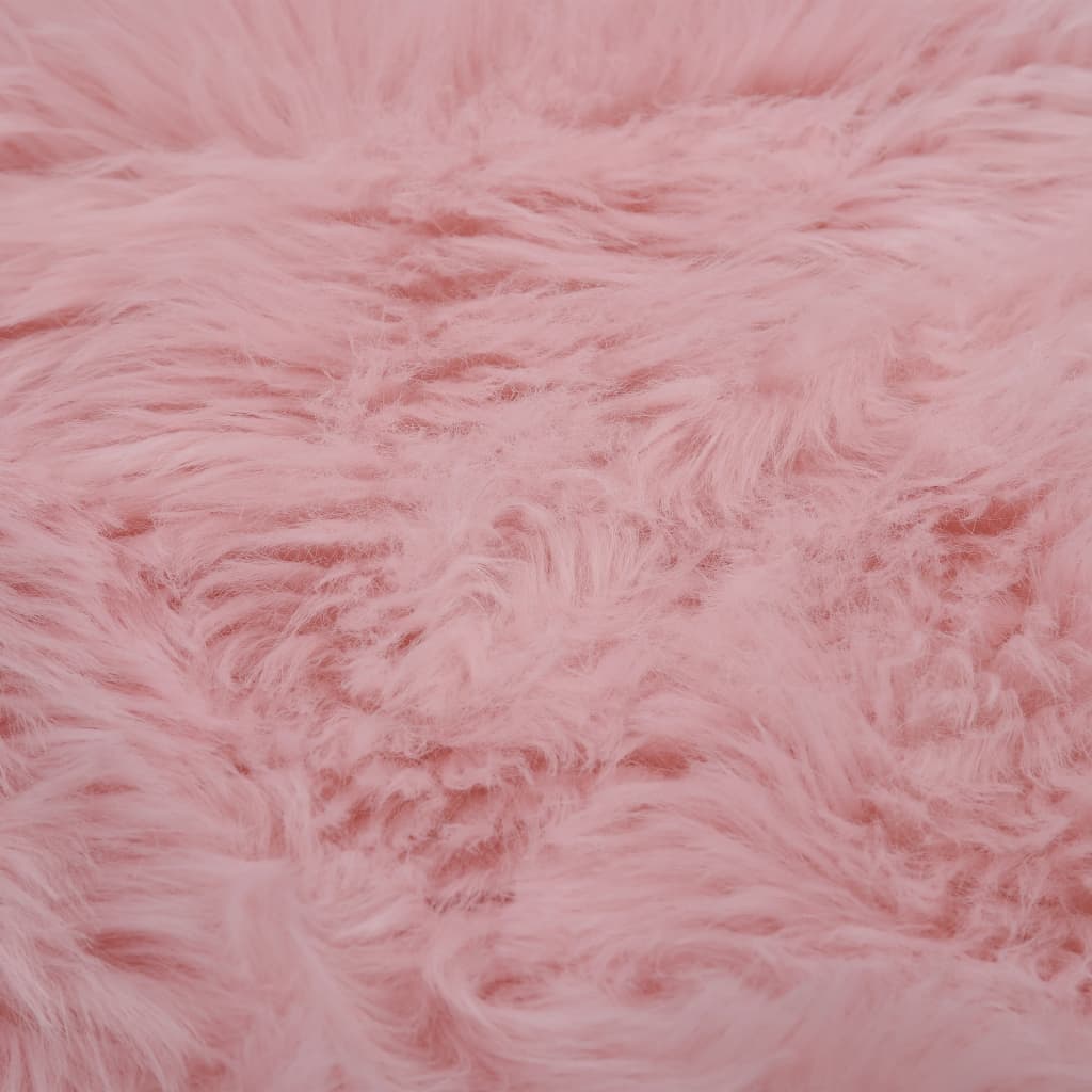 Vloerkleed 60x90 cm kunstschapenvacht roze Vloerkleden | Creëer jouw Trendy Thuis | Gratis bezorgd & Retour | Trendy.nl