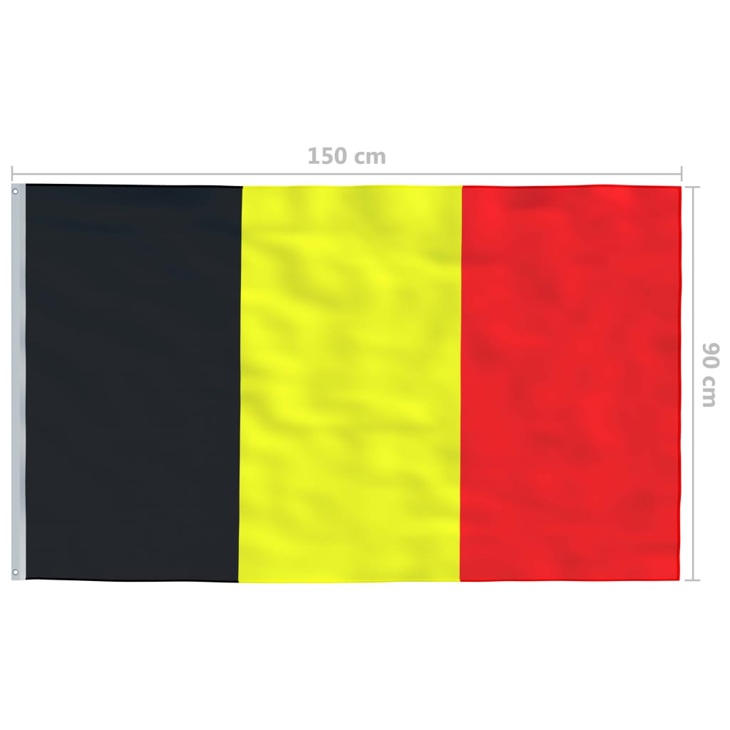 Vlag België 90x150 cm