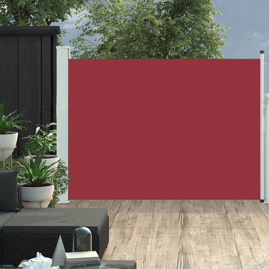 Tuinscherm uittrekbaar 100x500 cm rood Parasols en zonneschermen | Creëer jouw Trendy Thuis | Gratis bezorgd & Retour | Trendy.nl