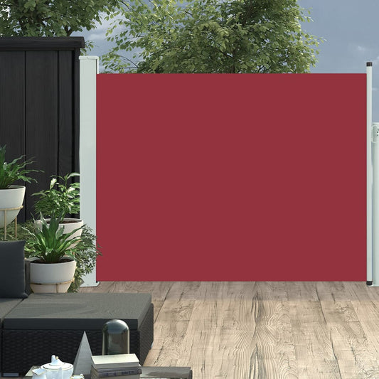 Tuinscherm uittrekbaar 140x500 cm rood Parasols en zonneschermen | Creëer jouw Trendy Thuis | Gratis bezorgd & Retour | Trendy.nl