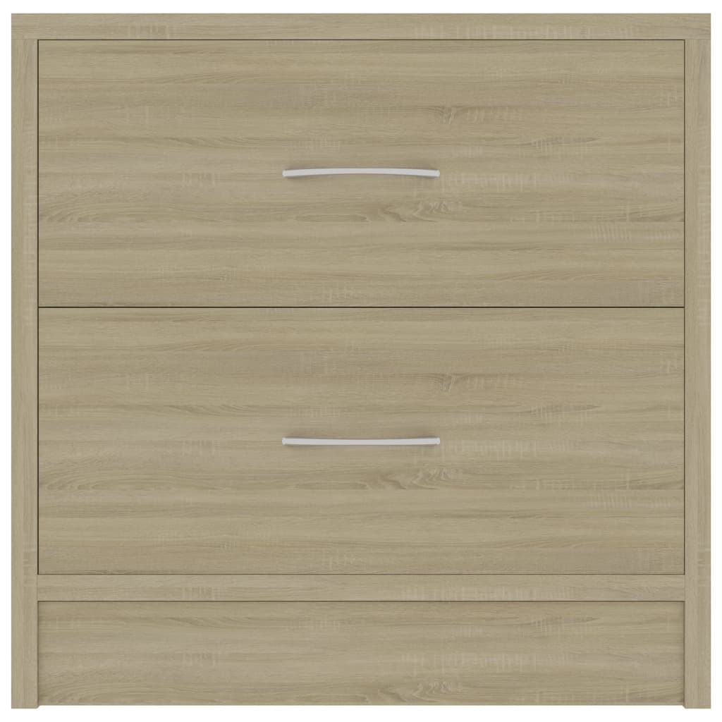 Nachtkastje 40x30x40 cm spaanplaat sonoma eikenkleurig Nachtkastjes | Creëer jouw Trendy Thuis | Gratis bezorgd & Retour | Trendy.nl