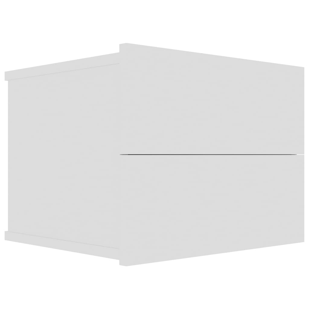 Nachtkastje 40x30x30 cm spaanplaat wit Nachtkastjes | Creëer jouw Trendy Thuis | Gratis bezorgd & Retour | Trendy.nl