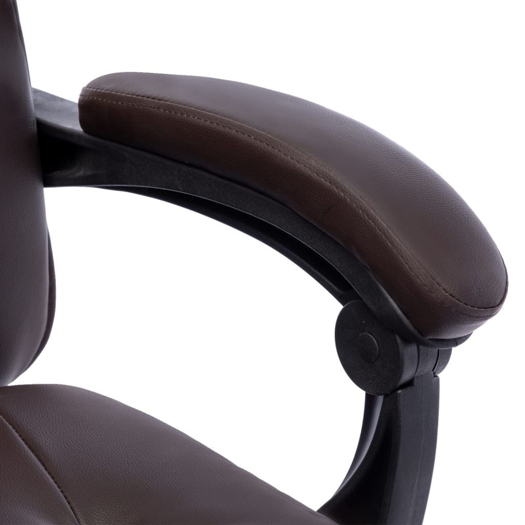 Kantoorstoel kunstleer bruin Bureaustoelen | Creëer jouw Trendy Thuis | Gratis bezorgd & Retour | Trendy.nl