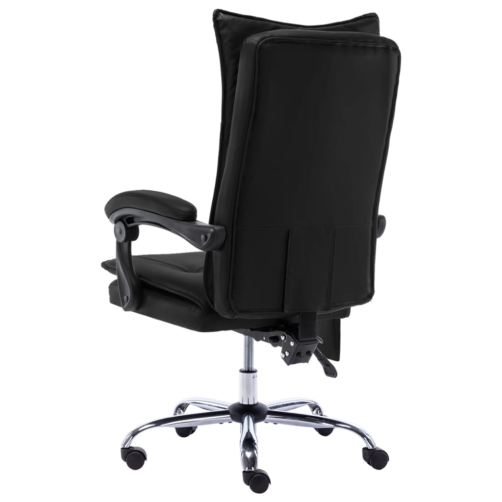 Massage kantoorstoel kunstleer zwart Bureaustoelen | Creëer jouw Trendy Thuis | Gratis bezorgd & Retour | Trendy.nl