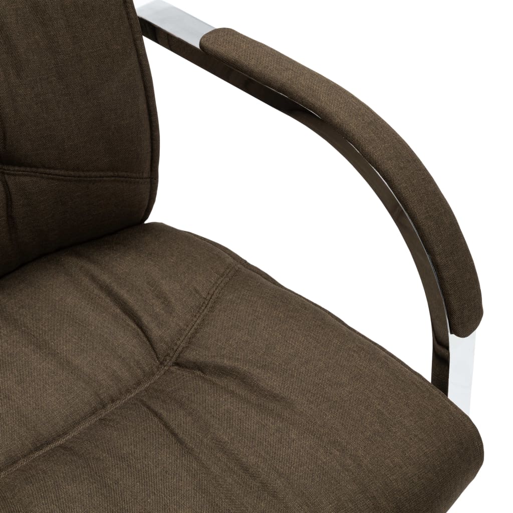 Kantoorstoel stof bruin Bureaustoelen | Creëer jouw Trendy Thuis | Gratis bezorgd & Retour | Trendy.nl