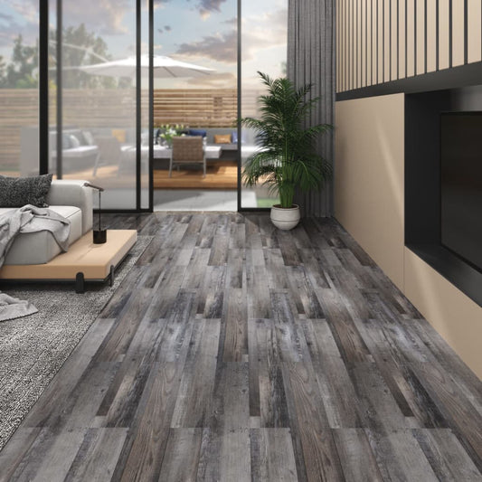 Vloerplanken zelfklevend 5,02 m² 2 mm PVC industrieel houtkleur Vloeren | Creëer jouw Trendy Thuis | Gratis bezorgd & Retour | Trendy.nl