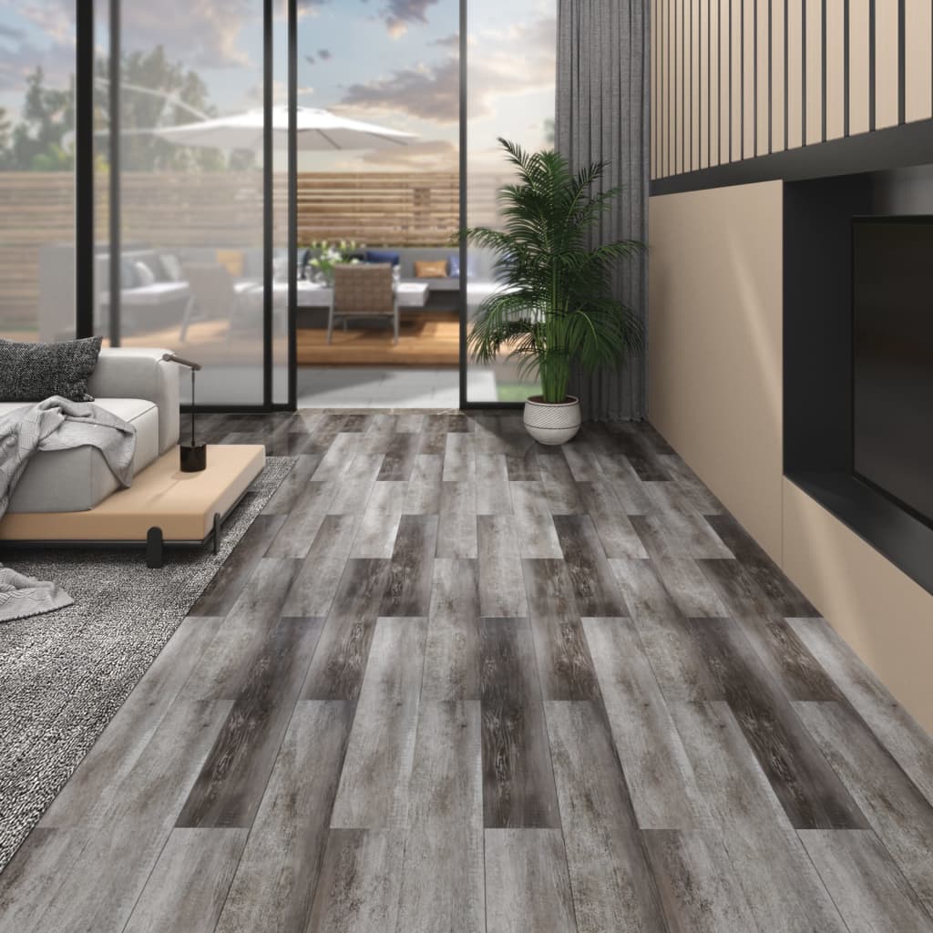 Vloerplanken zelfklevend 5,02 m² 2 mm PVC gestreept houtkleurig Vloeren | Creëer jouw Trendy Thuis | Gratis bezorgd & Retour | Trendy.nl