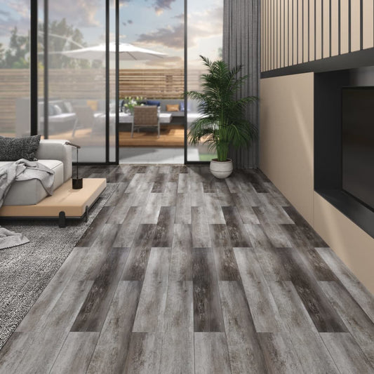 Vloerplanken niet-zelfklevend 5,26 m² 2 mm PVC gestreept hout Vloeren | Creëer jouw Trendy Thuis | Gratis bezorgd & Retour | Trendy.nl