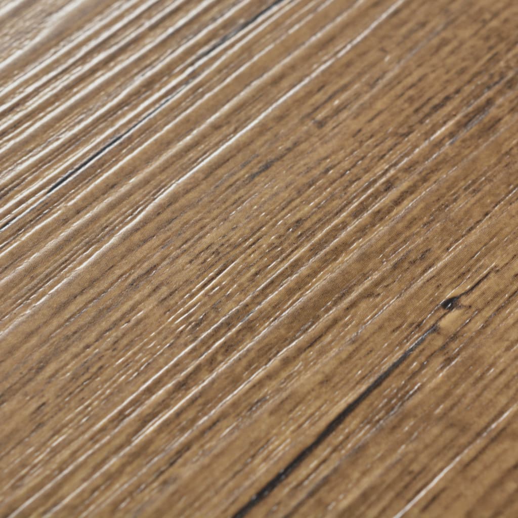 Vloerplanken niet-zelfklevend 4,46 m² 3 mm PVC walnootbruin Vloeren | Creëer jouw Trendy Thuis | Gratis bezorgd & Retour | Trendy.nl