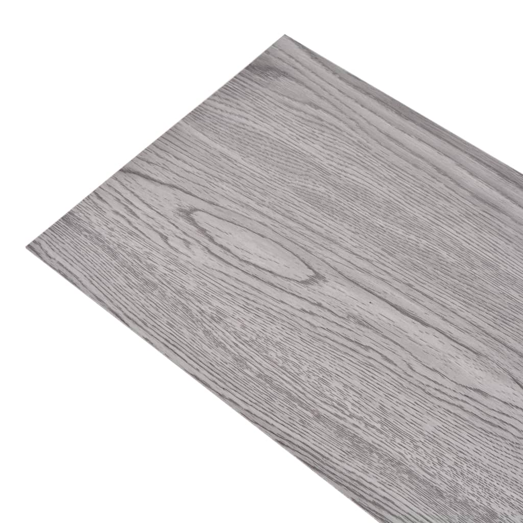 Vloerplanken niet-zelfklevend 4,46 m² 3 mm PVC donkergrijs Vloeren | Creëer jouw Trendy Thuis | Gratis bezorgd & Retour | Trendy.nl