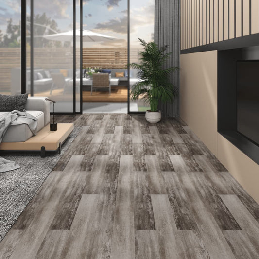 Vloerplanken niet-zelfklevend 5,26 m² 2 mm PVC mat houtbruin Vloeren | Creëer jouw Trendy Thuis | Gratis bezorgd & Retour | Trendy.nl