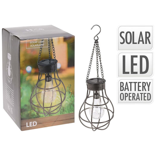 ProGarden Solarlamp peertje met 10 LED's metaal Buitenverlichting | Creëer jouw Trendy Thuis | Gratis bezorgd & Retour | Trendy.nl