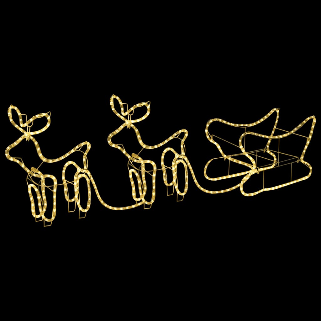 Kerstdecoratie rendieren en slee 576 LED's Kerstverlichting | Creëer jouw Trendy Thuis | Gratis bezorgd & Retour | Trendy.nl