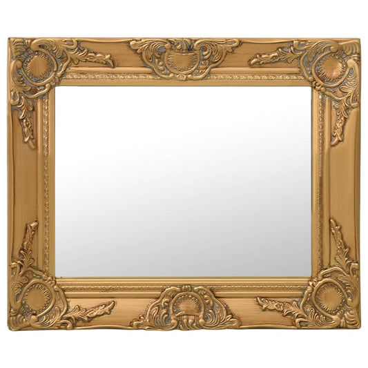 Wandspiegel barok stijl 50x40 cm goudkleurig Spiegels | Creëer jouw Trendy Thuis | Gratis bezorgd & Retour | Trendy.nl