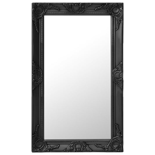 Wandspiegel barok stijl 50x80 cm zwart Spiegels | Creëer jouw Trendy Thuis | Gratis bezorgd & Retour | Trendy.nl