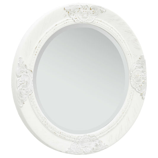Wandspiegel barok stijl 50 cm wit Spiegels | Creëer jouw Trendy Thuis | Gratis bezorgd & Retour | Trendy.nl