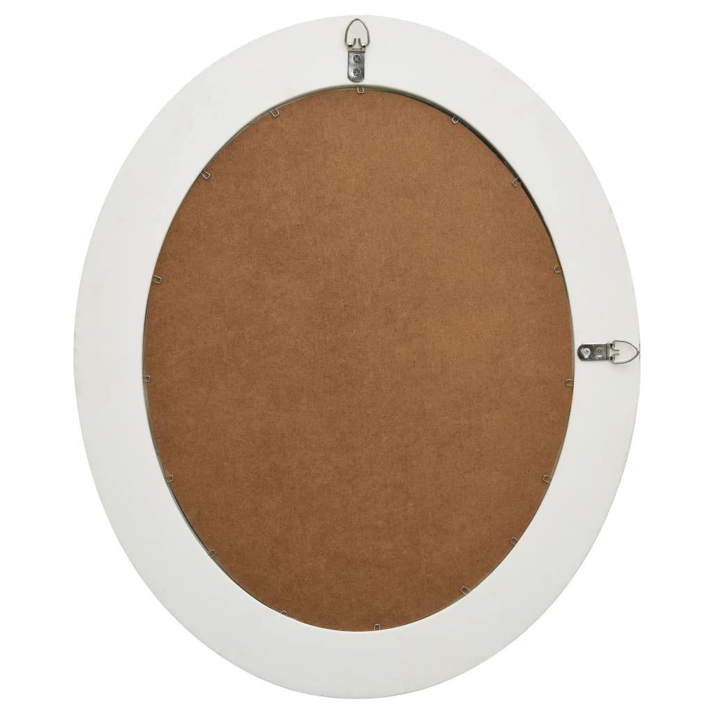 Wandspiegel barok stijl 50x60 cm wit Spiegels | Creëer jouw Trendy Thuis | Gratis bezorgd & Retour | Trendy.nl