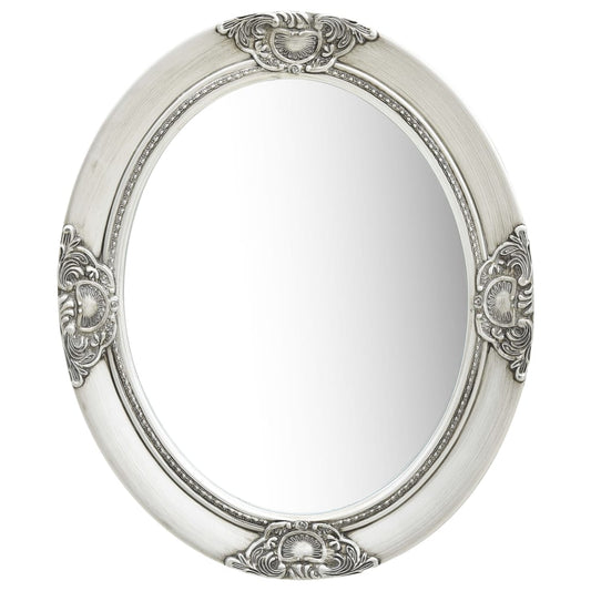 Wandspiegel barok stijl 50x60 cm zilverkleurig Spiegels | Creëer jouw Trendy Thuis | Gratis bezorgd & Retour | Trendy.nl